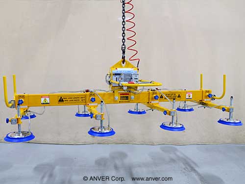 ANVER Eight Pad Electric Powered Vacuum Lifter